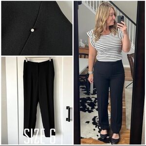 Pearl by Lela Rose black dress pants size 6